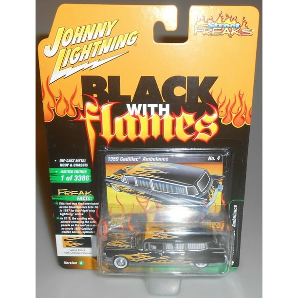 JOHNNY LIGHTNING Street Freaks # 4 2021 R1//B OFF ROAD 1959 Cadillac Ambulance